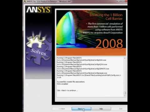 Ansys 13 workbench installation - YouTube