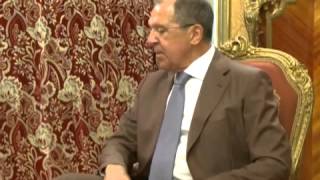Протокольная съемка С.Лаврова и В.Баинимарамы
