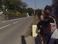 160mph TANK SLAPPER Horendous near crash on Isle of man Senior TT at Rhencullen 2008
