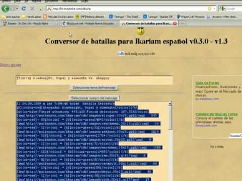 Ikariam] Coversor de Batallas - YouTube