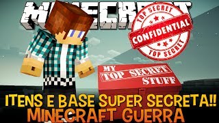 Minecraft Guerra 5 Base e Itens Secretos!! - Drop