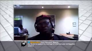 Stella Damasus and Senator Yerima on Al-Jazeera Network THE STREAM