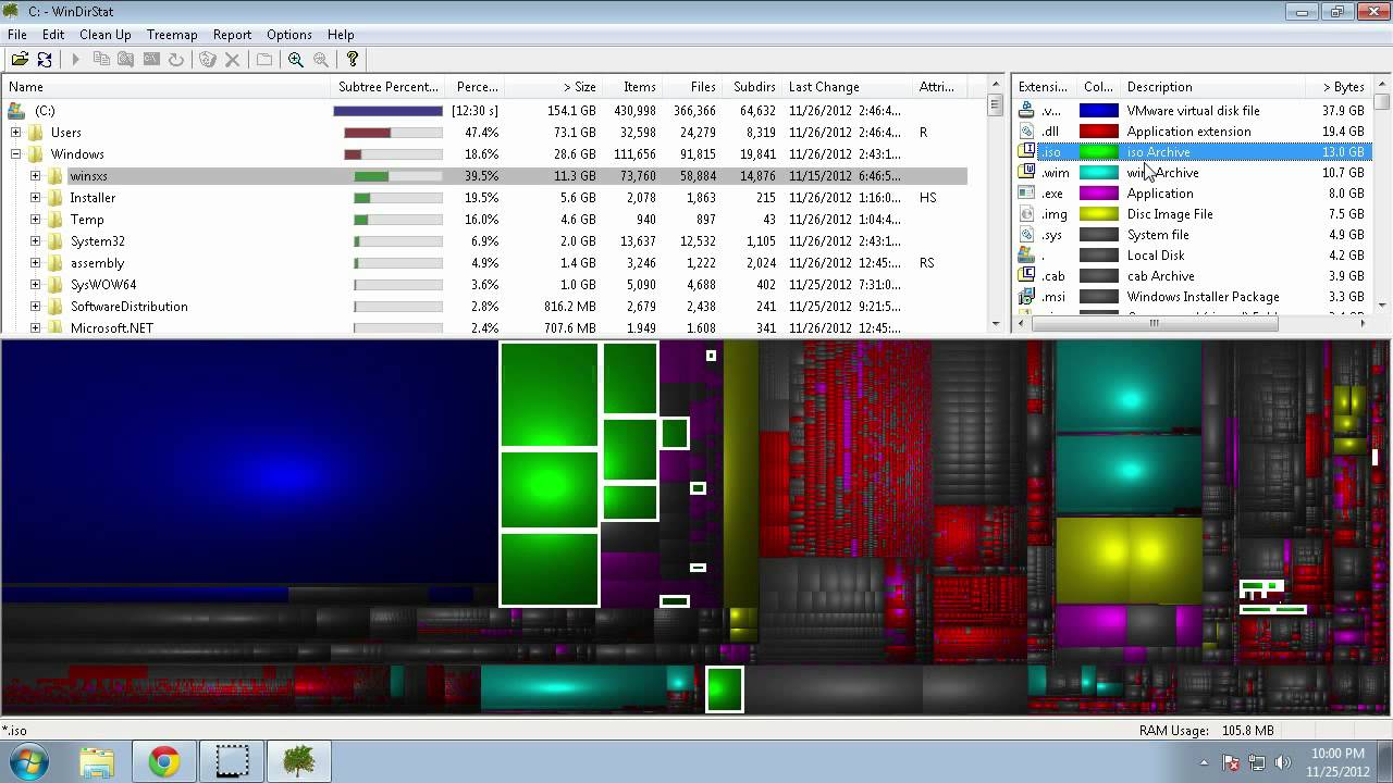 Installing and Using WinDirStat - YouTube