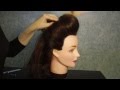 Вечерняя прическа с начесом Вечерняя прическа с начесом