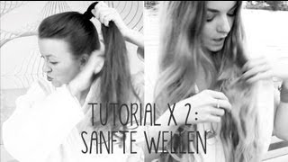 Haar-Tutorial: 2 mal sanfte Wellen (Die perfekte Alltagsfrisur)