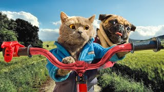 Cat And Dog Road Trip Video Clips From The Coolest One