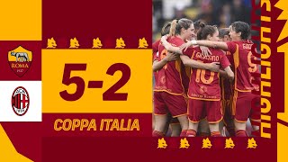 FINALE!!! 💛❤️? | ROMA 5-2 MILAN | Women's Coppa Italia highlights