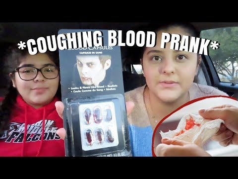 COUGHING UP BLOOD PRANK ON BOYFRIEND *FUNNY*