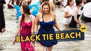 Black Tie Beach 2013 - Hundreds Swim in Formal Wear Surprise!