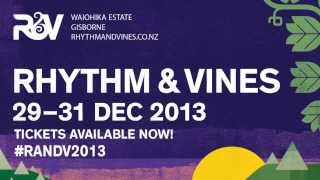 Rhythm and Vines 2013 First Line Up Release