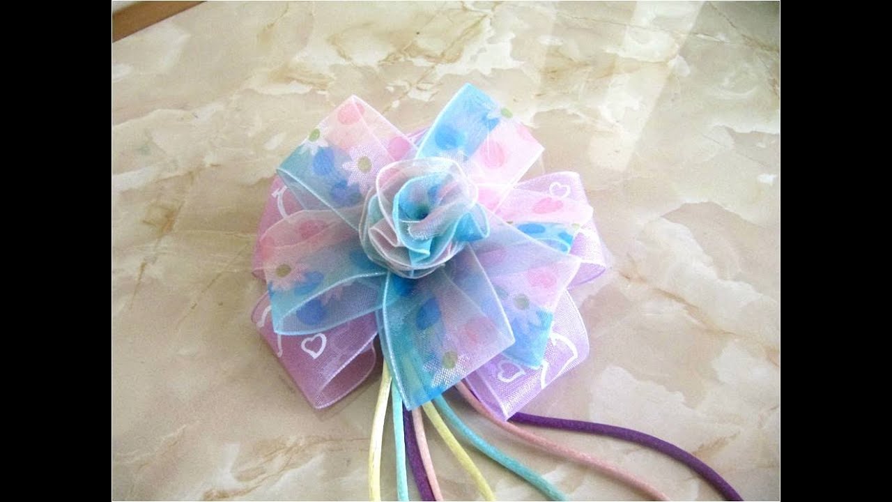 Tutorial De Moños De Organza | mo 241 os flores cintas de organza arco iris youtube Tutorial De Moños De Organza | mo 241 os flores cintas de organza arco iris youtube