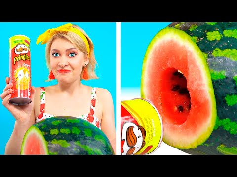 LIFEHACKS WITH FRUITS | Watermelon and Banana Tricks by Ideas 4 Fun