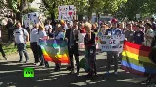 Противникам секс-меньшинств не удалось сорвать гей-парад в Черногории