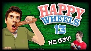 Happy Wheels - [GoGo] - Part.13 - [Slovensky] - Ha gay!