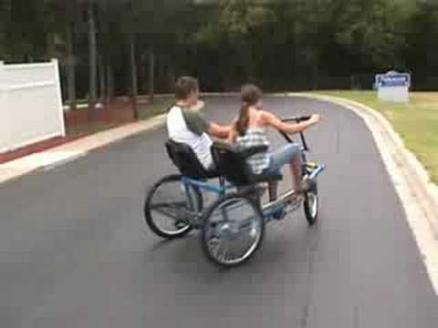 Team dual trike, is a side by side, three wheel tricycle. - YouTube