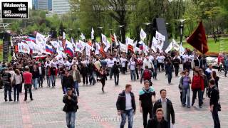 Возложение цветов к памятнику Защитникам Донбасса. 9 мая Донецк