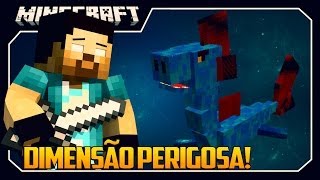 Minecraft - O Caçador!! #5 DIMENSÃO MAIS DIFÍCIL!