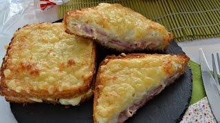 SANDWICH CROQUE- MONSIEUR (RECETA FÁCIL)