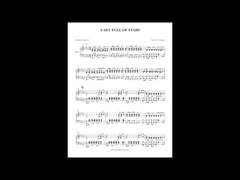 Coldplay - A Sky Full of Stars (Piano Cover + Sheet music) by Aldy