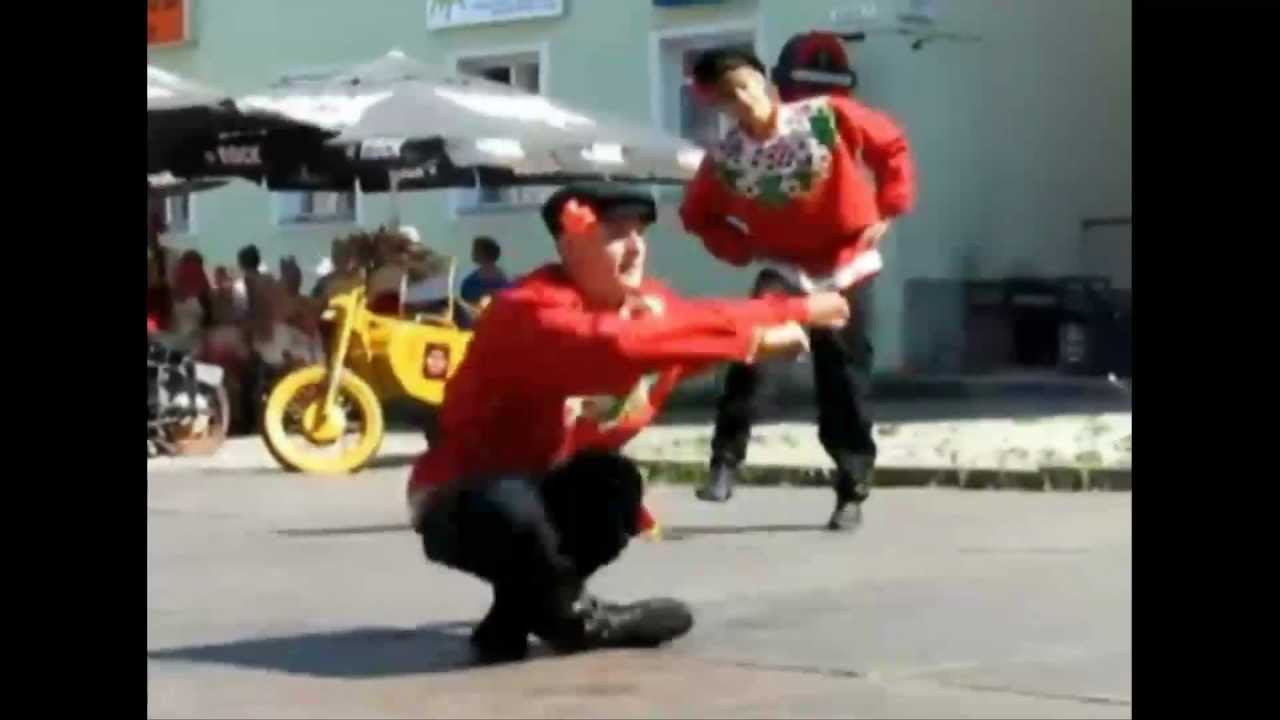 Male Russian Dancers Doing a Traditional Dance - YouTube