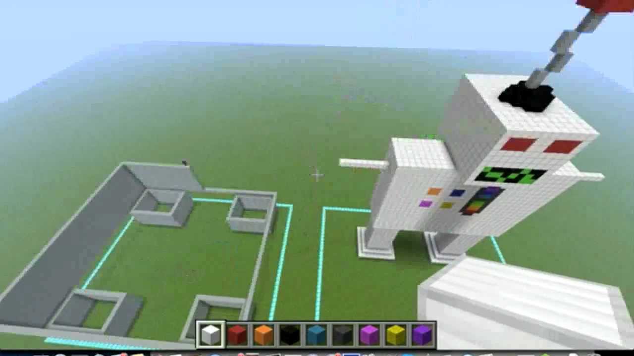 minecraft build contest robots YouTube