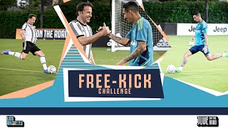 🎯? Del Piero vs. Di Maria Free-Kick Challenge! | Feat. BLR House | Juventus
