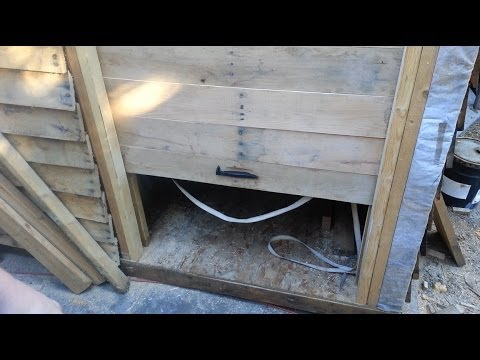 Wooden Roll Up Door and Hinge Making * 5 Pallet Shed from FREE 