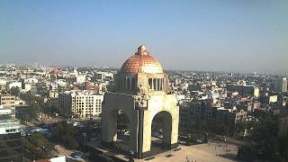 Video Sismo 18 de abril 2014 Temblor Ciudad de México Visto desde Monumento a la Revolución