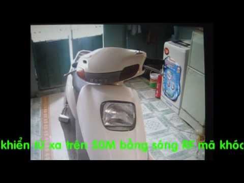 Cách lắp khóa xe trộm khóc cho xe HONDA Spacy