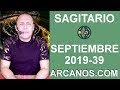 Video Horscopo Semanal SAGITARIO  del 22 al 28 Septiembre 2019 (Semana 2019-39) (Lectura del Tarot)