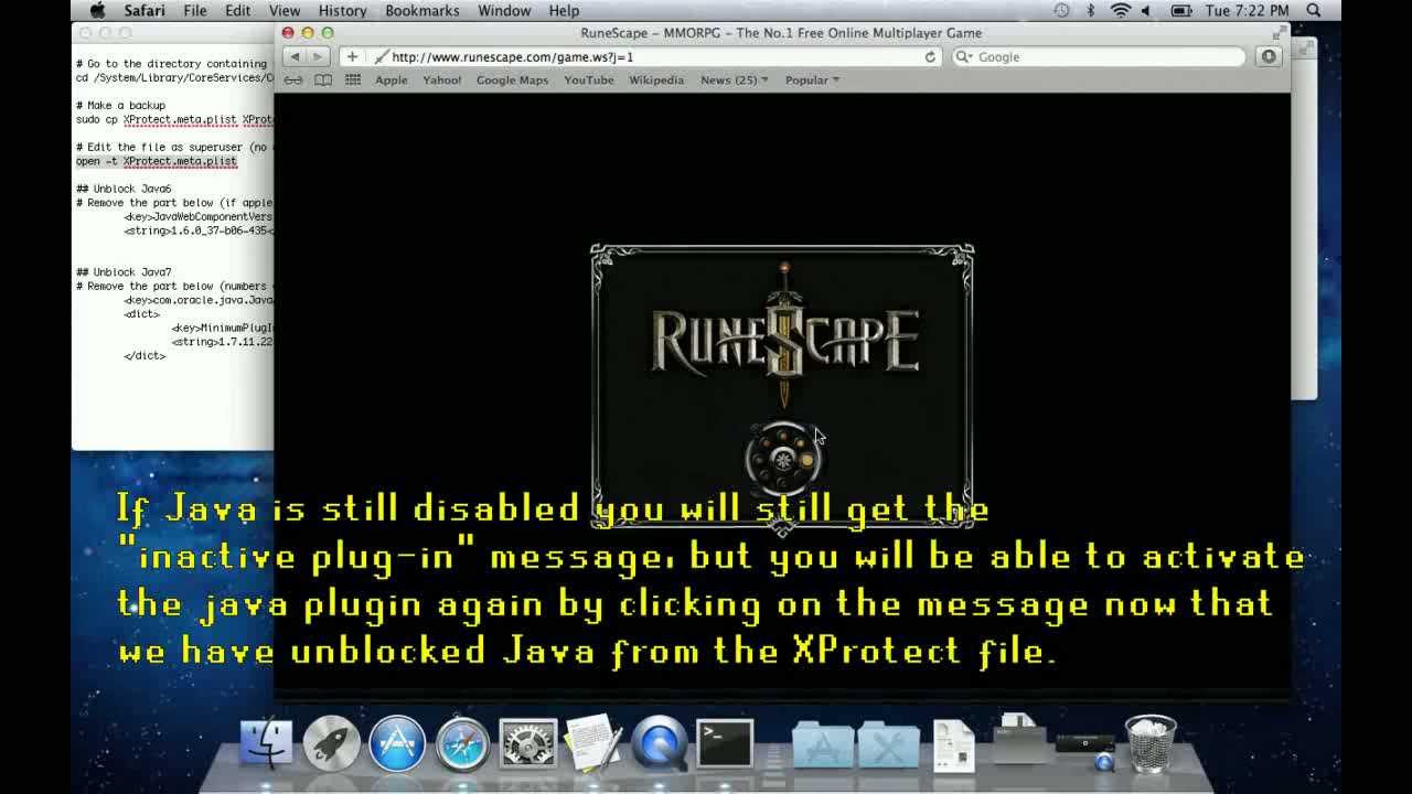 How to unblock the Java plugin on MacOSX - YouTube