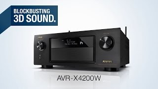 Denon AVR-X4200W I 7.2 Channel Bluetooth and Wi-Fi A/V Receiver