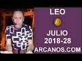 Video Horscopo Semanal LEO  del 8 al 14 Julio 2018 (Semana 2018-28) (Lectura del Tarot)