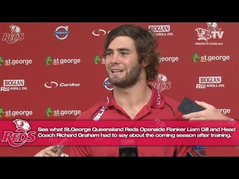 Reds flanker Liam Gill talks pre-season | Super Rugby Video Highlights