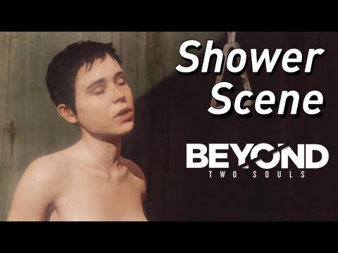 beyond two souls shower hack scene