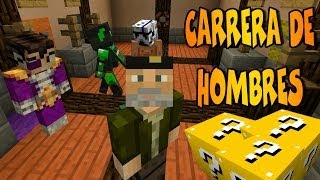 CARRERA DE HOMBRES!! c/ Vegetta, Alex y sTaXx | Lucky Blocks Epic Race