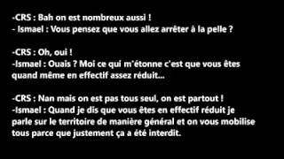 Il infiltre la LDJ et questionne les CRS qui la protège