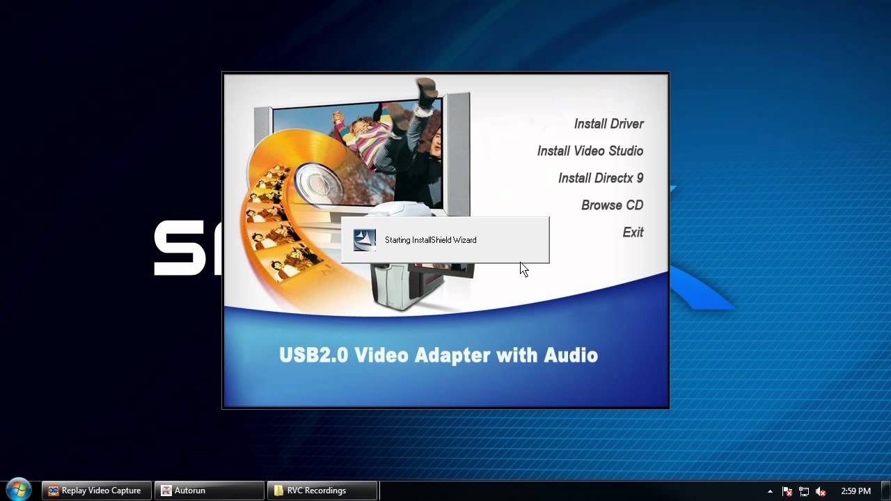 Sabrent USB-AVCPT USB 2.0 Audio Video Creator Installation Guide ...