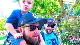 3 COOL DUDES AT DISNEYLAND!!!