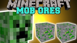 Minecraft: MOB ORES (BEWARE OF EVIL ORE ATTACKS!) Mod Showcase