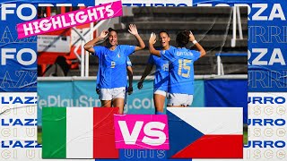 Highlights: Italia-Repubblica Ceca 4-0 - Under 19 femminile (3 luglio 2022)