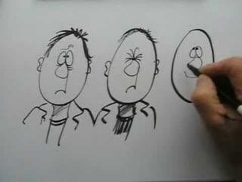 HOW TO DRAW CARTOON FACES - YouTube