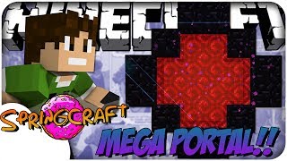 SpringCraft #8 - MEGA PORTAIS!!