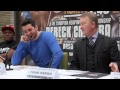 ROCK THE BOX 3 - PRESS CONFERENCE - FEATURING CHISORA, CLEVERLY, SAUNDERS & BUGLIONI