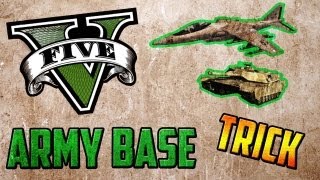 "GTA 5 Online" - How To Get Inside The Military Base Without Getting Any Wanted Level (GTA V Tips)