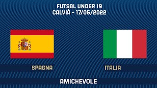 Spagna-Italia | Futsal Under 19 | Amichevole (live)