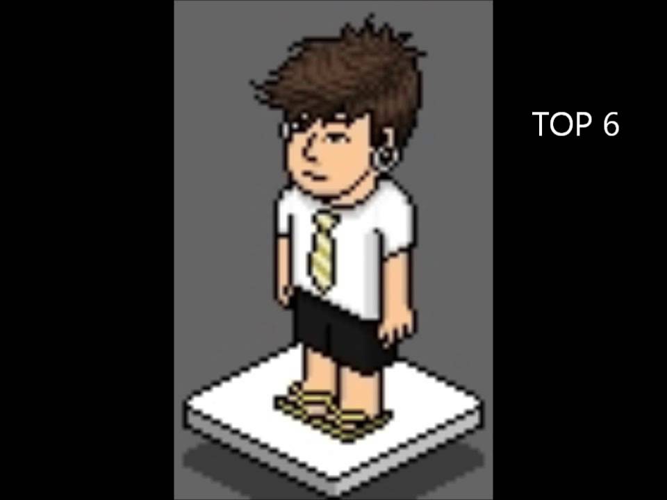 TOP 10 Visuais Masculino Hablitz YouTube Top Habbo Pirata ~ TOP 10 Visuais Masculino Hablitz YouTube