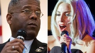 Lady Gaga vs Allen West - Gay Pride 'Defiling' the Anthem?