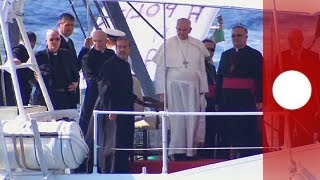 Papa Francesco a Lampedusa