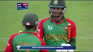 BAN vs SCO: Bangladesh thump Scotland by 6 wickets. BAN vs SCO: Bangladesh thump Scotland by 6 wickets.